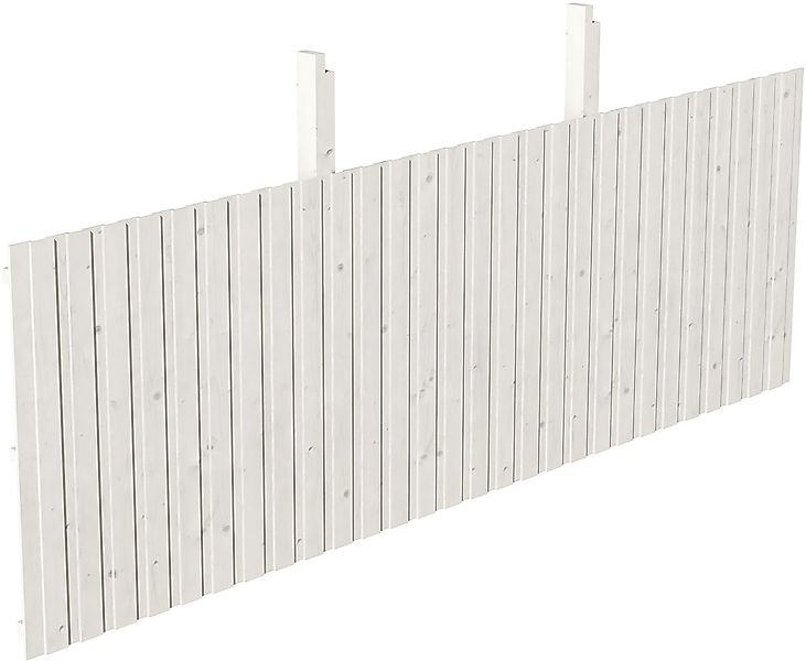 Skan Holz Rückwand Deckelschalung 550 x 180 cm Fichte Weiß günstig online kaufen