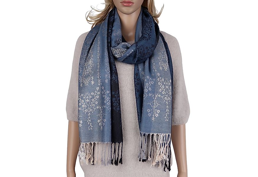 MIRROSI Modeschal weicher Schal BOHO Paisley mit Fransen, 70x180cm, (angesa günstig online kaufen