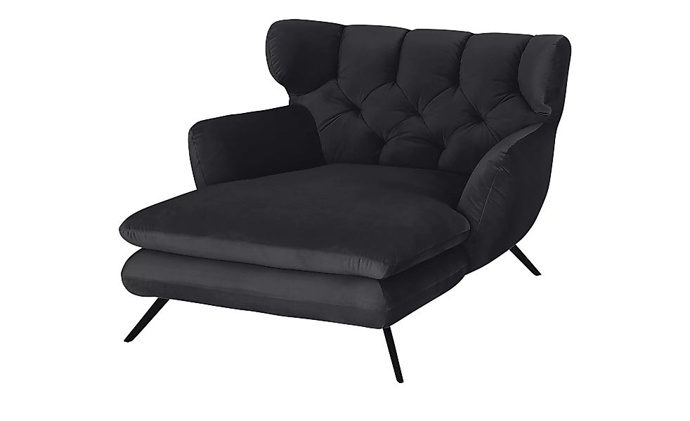 pop Longseat-Sessel  Caldara - schwarz - 126 cm - 94 cm - 160 cm - Polsterm günstig online kaufen
