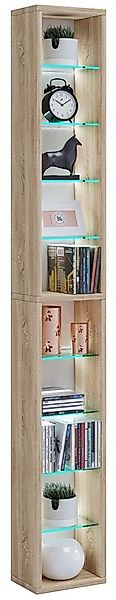 VCM Standregal Holz CD DVD Stand Aufbewahrung Regal Rasato XL günstig online kaufen