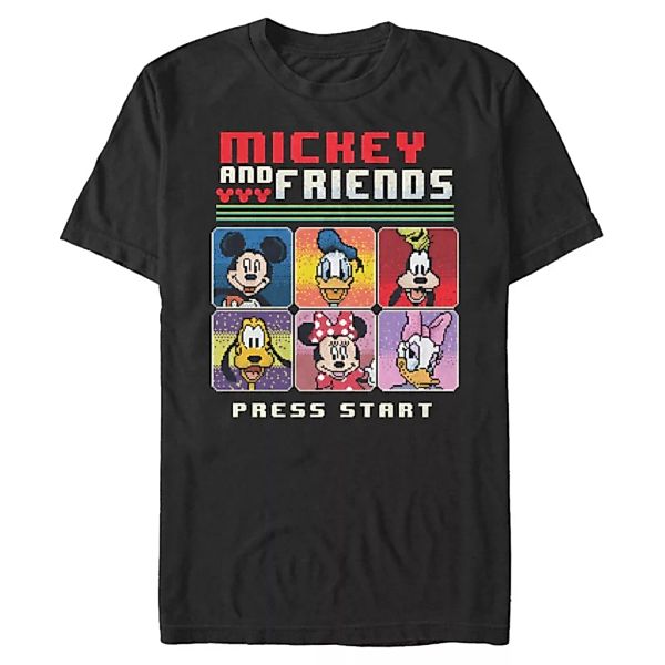 Disney Classics - Micky Maus - Gruppe Pixel Friends - Männer T-Shirt günstig online kaufen