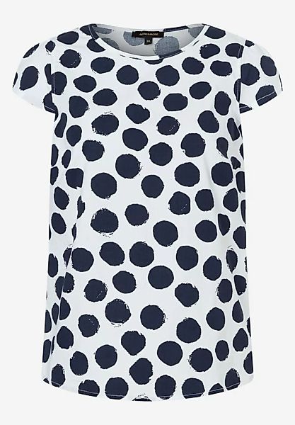 MORE&MORE Kurzarmbluse Punktebluse günstig online kaufen