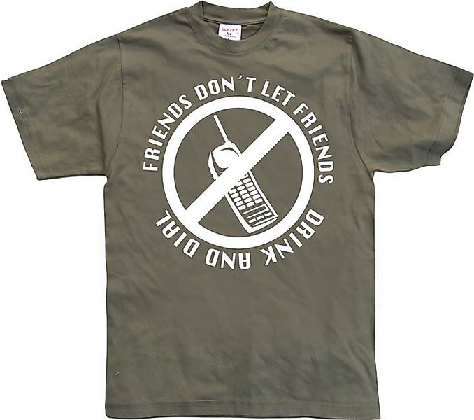 Hybris T-Shirt Friends Don't Let Friends Drink And Dial T-Shirt günstig online kaufen