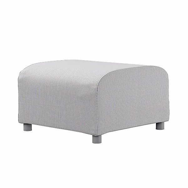Bezug für Klippan Hocker, beige-blau, Husse, Klippan Hocker, Living II (162 günstig online kaufen