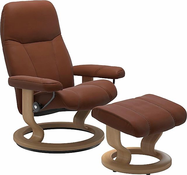 Stressless Relaxsessel "Consul" Set, Relaxsessel mit Hocker, mit Hocker, mi günstig online kaufen