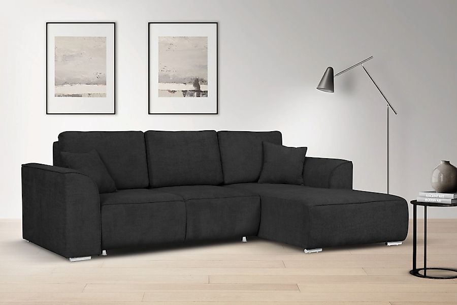INOSIGN Ecksofa "BEATRICE optionale Schlafsofa mit Bettkasten, B/T/H: 265/1 günstig online kaufen
