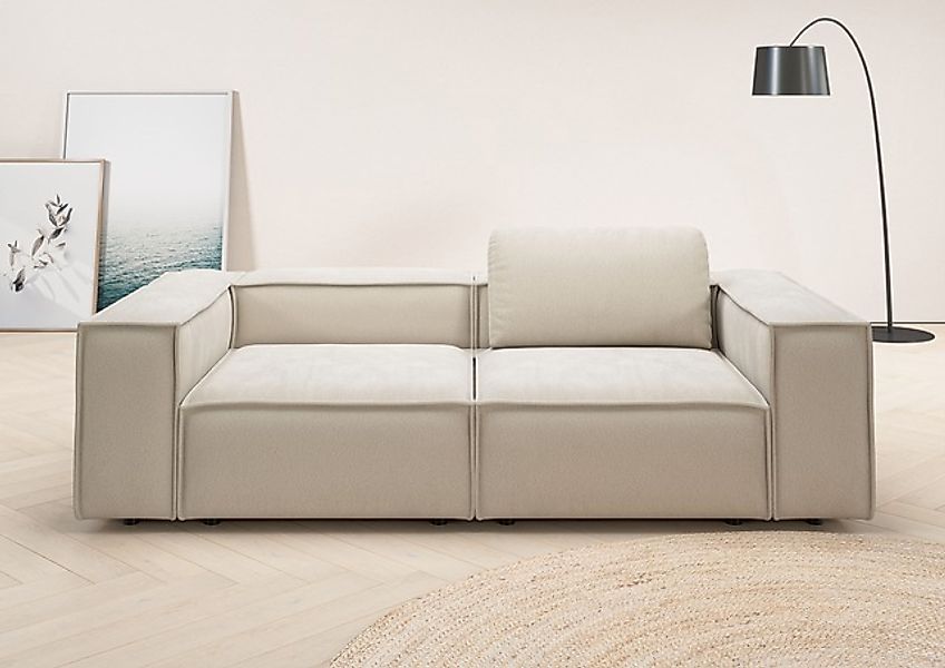 PLACES OF STYLE 2-Sitzer »Watertown, modernes Sofa 246 cm breit, auch in Fe günstig online kaufen