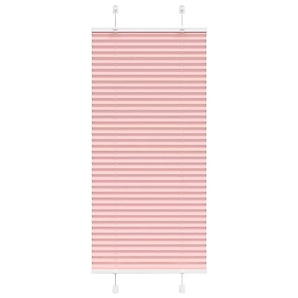 vidaXL Plissee Rosa 55x100 cm Stoffbreite 54,4 cm Polyester 4015423 günstig online kaufen