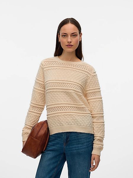 Vero Moda Strickpullover "VMLEO LS O-NECK PULLOVER BF" günstig online kaufen