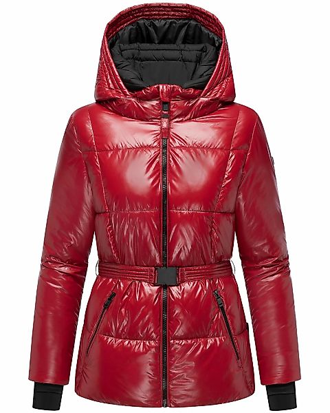 Navahoo Steppjacke "Eisglanz 14" mit Kapuze Glänzende Damen Winterjacke mit günstig online kaufen