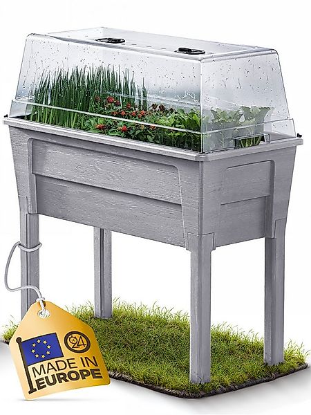 ONDIS24 Hochbeet Blumenkübel Frühbeet Gewächshaus Victoria günstig online kaufen