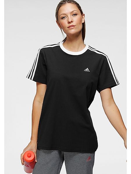 adidas Sportswear T-Shirt "Große Größen", Kontrastierender Ausschnitt günstig online kaufen