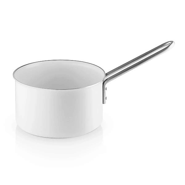 Eva Solo - White Line Stielkasserolle - weiß/Keramikbeschichtung/Ø 16cm/1,8 günstig online kaufen
