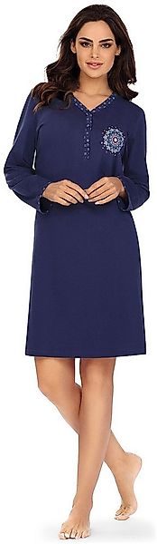 comtessa Nachthemd (Set, 1-tlg., Set) Damen Sleepshirt ca.100cm Nachthemd B günstig online kaufen
