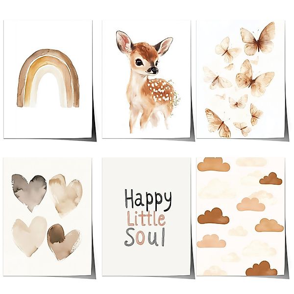JUSTGOODMOOD Poster Premium ® süßes Reh günstig online kaufen