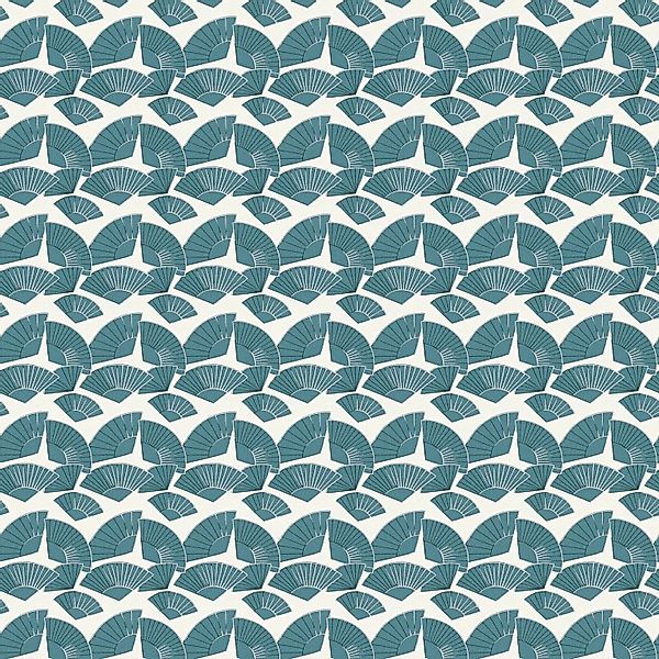 PROFHOME 378472-GU Grafik Tapete metallische Akzente Blau Silber 0,53 m x 1 günstig online kaufen