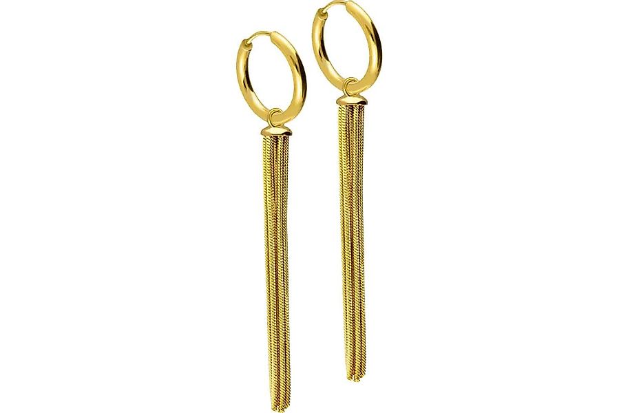 FILANGO Creolen-Set Chirurgenstahl Ohrclicker Creolen QUASTE günstig online kaufen
