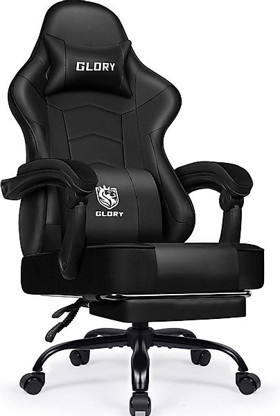 LuxusKollektion Gaming-Stuhl Gaming Stuhl Schwarz mit günstig online kaufen