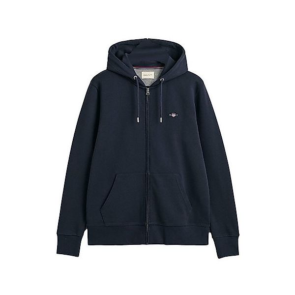 Gant Kapuzensweatjacke "REG SHIELD FULL ZIP HOODIE", mit Logostickerei auf günstig online kaufen
