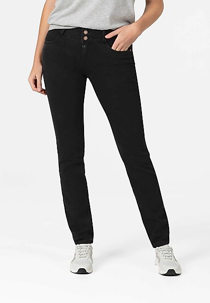 TIMEZONE Damen Jeans EnyaTZ - Slim Fit - Schwarz - Clean Black Wash günstig online kaufen