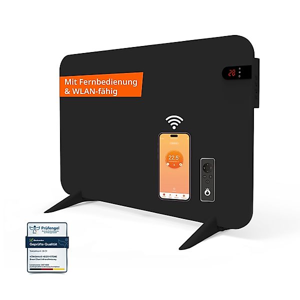 Könighaus Infrarotheizung 450W Smart Dual-Infrarotheizung - günstig online kaufen