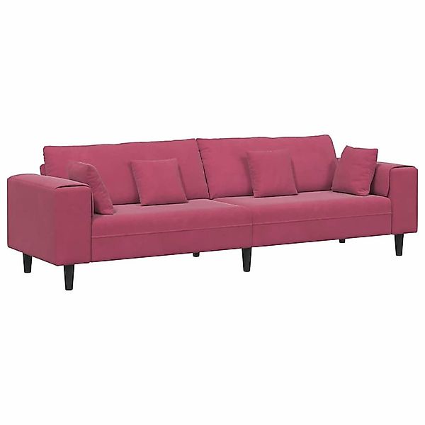 vidaXL Sofa Samt Sofa mit Kissen günstig online kaufen