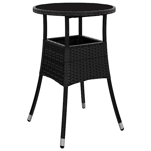 vidaXL Gartentisch Gartentisch Ø60x75 cm Hartglas günstig online kaufen
