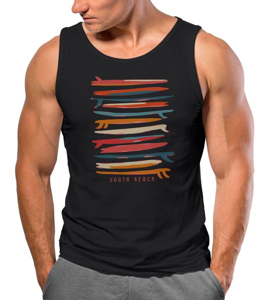 Neverless Tanktop Herren Tank-Top Surfboards South günstig online kaufen