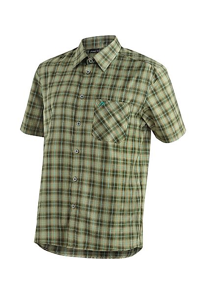 Maier Sports Funktionshemd "Mauro", Kariertes Kurzarm-Hemd für Wandern, Rei günstig online kaufen