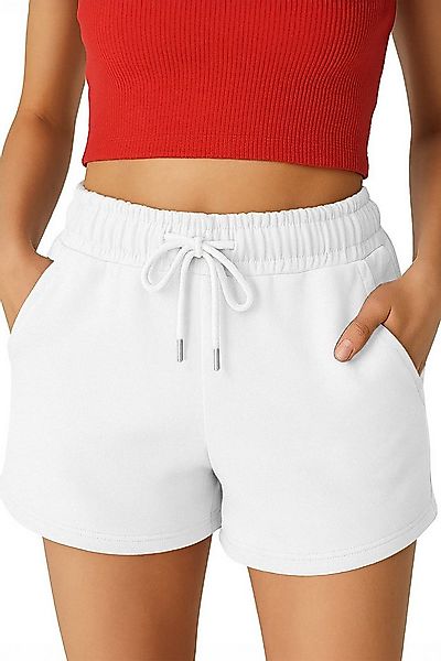 ROSS CAMP Sweatshorts Kurze Hose Damen Shorts Lycra günstig online kaufen