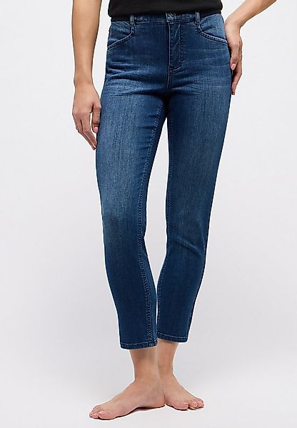 ANGELS 5-Pocket-Jeans ORNELLA SPORTY BLUE USED BUFFI CRINKLE günstig online kaufen