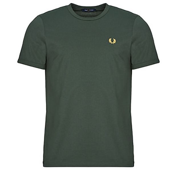 Fred Perry Ringer T-Shirt Grün X89 - Größe XXL günstig online kaufen