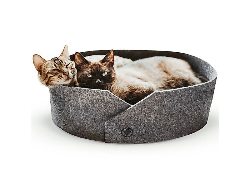 Canadian Cat Company Kratzbrett OWEN Filzbett mit Kratzboden, hellgrau Filz günstig online kaufen