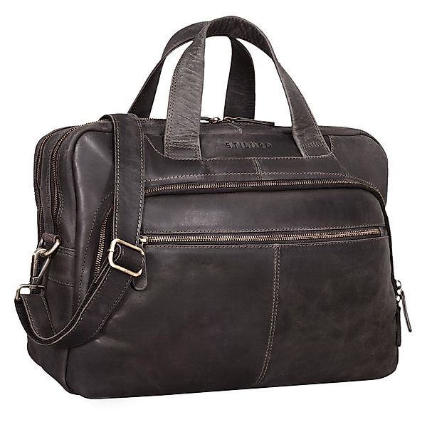 STILORD Laptoptasche "Lias" Umhängetasche Leder groß günstig online kaufen
