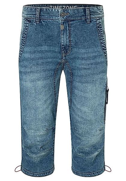 TIMEZONE Jeansshorts Jeans mit geradem Bein und Kontrast Nähten Regular Con günstig online kaufen