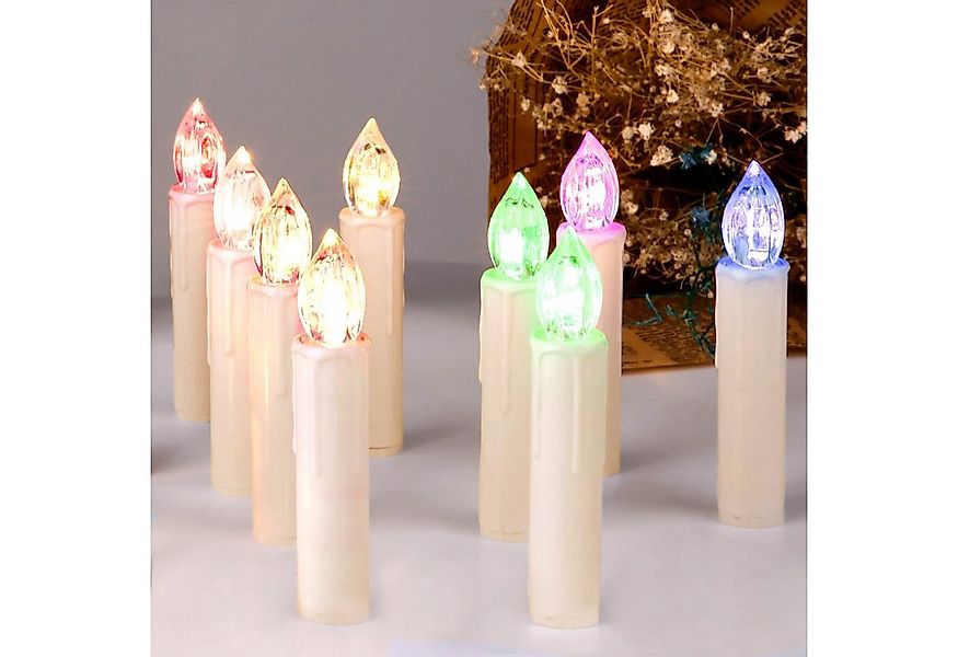 CCLIFE LED-Kerze LED Weihnachtskerzen Kabellos RGB Kerzen günstig online kaufen