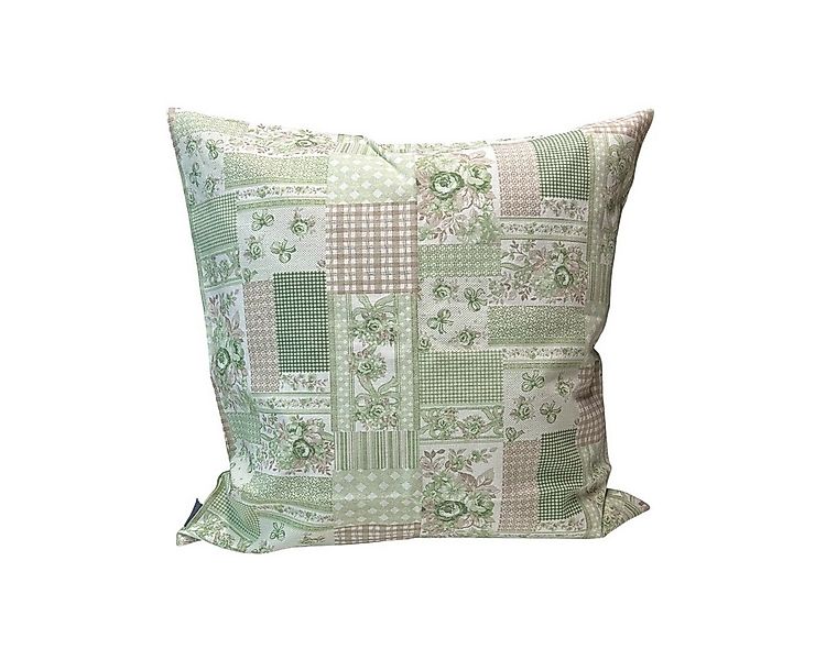 HOSSNER - HOMECOLLECTION Kissenbezug Scarlett grün 40x40 cm, (1 Stück), Dek günstig online kaufen