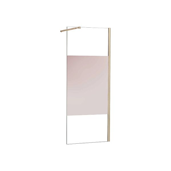 AICA Walk in Duschwand B.85xH.200cm mit Stabilisierungsstange 73-120cm 8mm günstig online kaufen