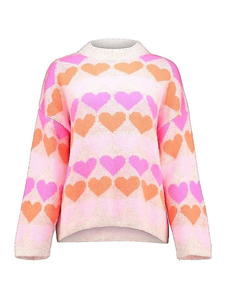 HaILY’S Strickpullover LS A SK Sa44nna, beige/pink heart günstig online kaufen