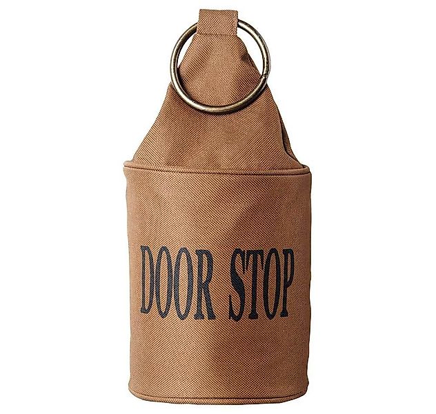 Türstopper DOOR STOP Sack Braun mit Ring Vintage Türfeststeller günstig online kaufen