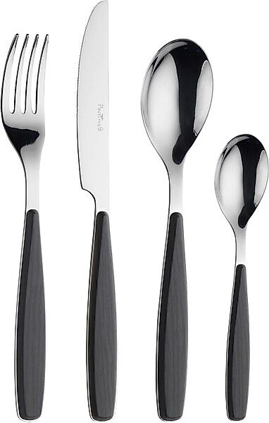 PINTINOX Besteck-Set »Riva«, (Set, 16 tlg.), mit Kunststoffgriff in Holz-Op günstig online kaufen