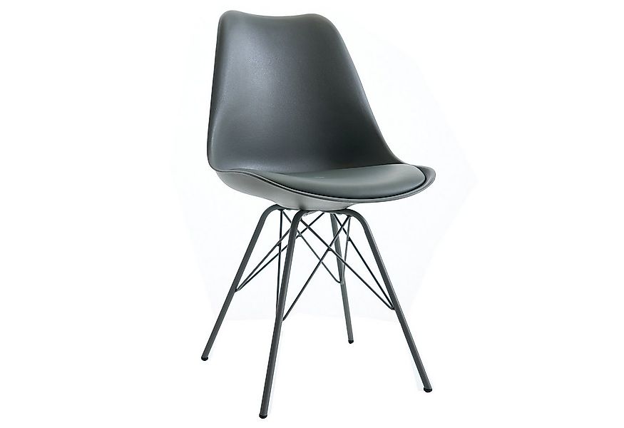 riess-ambiente Polsterstuhl SCANDINAVIA MEISTERSTÜCK grau (Einzelartikel, 1 günstig online kaufen