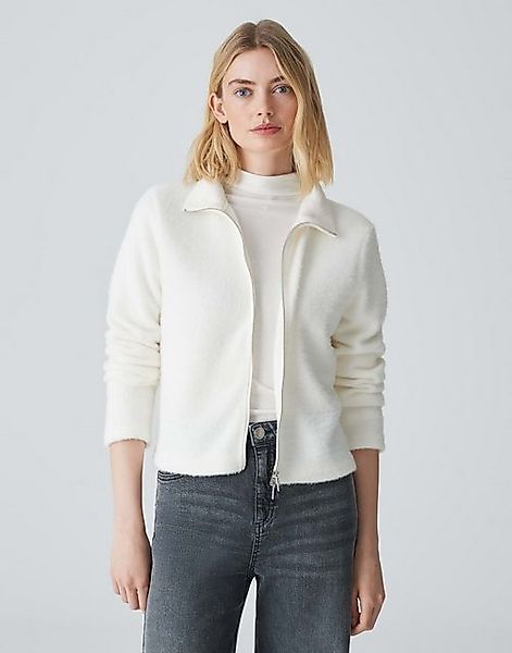 OPUS Sweatjacke Gihara gerader Schnitt cropped Länge Sweatware günstig online kaufen