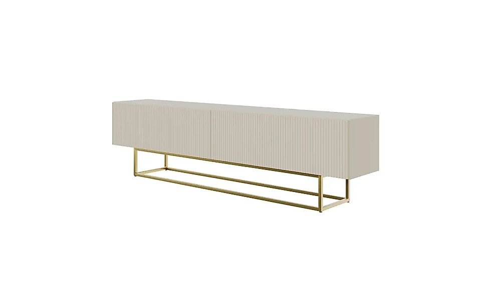 Lowboard  Veldio ¦ grau ¦ Maße (cm): B: 175 H: 46,5 Kommoden & Sideboards > günstig online kaufen