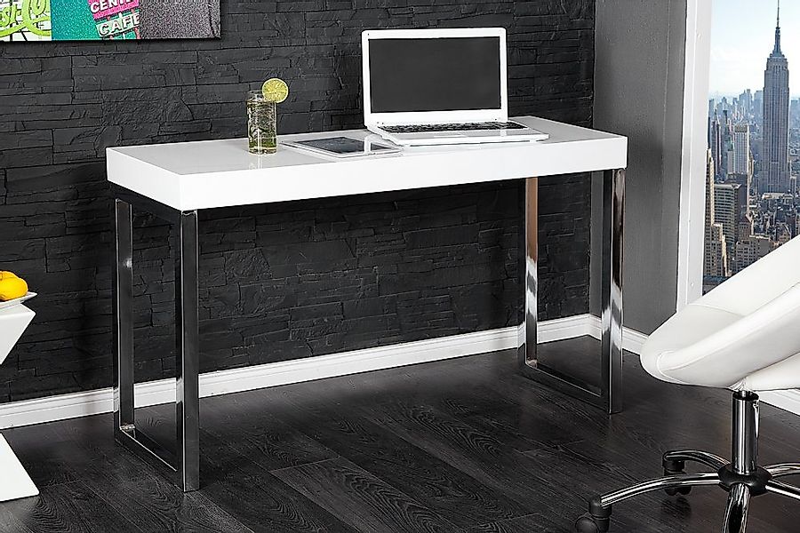 riess-ambiente Konsolentisch WHITE DESK 120cm weiß, Konsole · Hochglanz · B günstig online kaufen