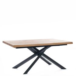 Esszimmertisch mit Eiche furniert ausziehbar günstig online kaufen