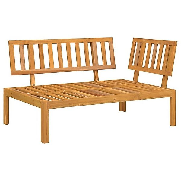 vidaXL Loungesofa Garten-Ecksofa aus Paletten Massivholz, 1 Teile günstig online kaufen