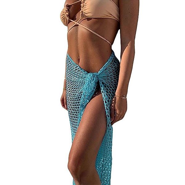 YRIIOMO Strandkleid Eleganter Maxirock mit transparentem Netzdesign und raf günstig online kaufen