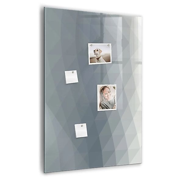 Tulup Beschreibbare Magnettafel Abstrakte Graue Wellen 70x100 cm Beschreibb günstig online kaufen