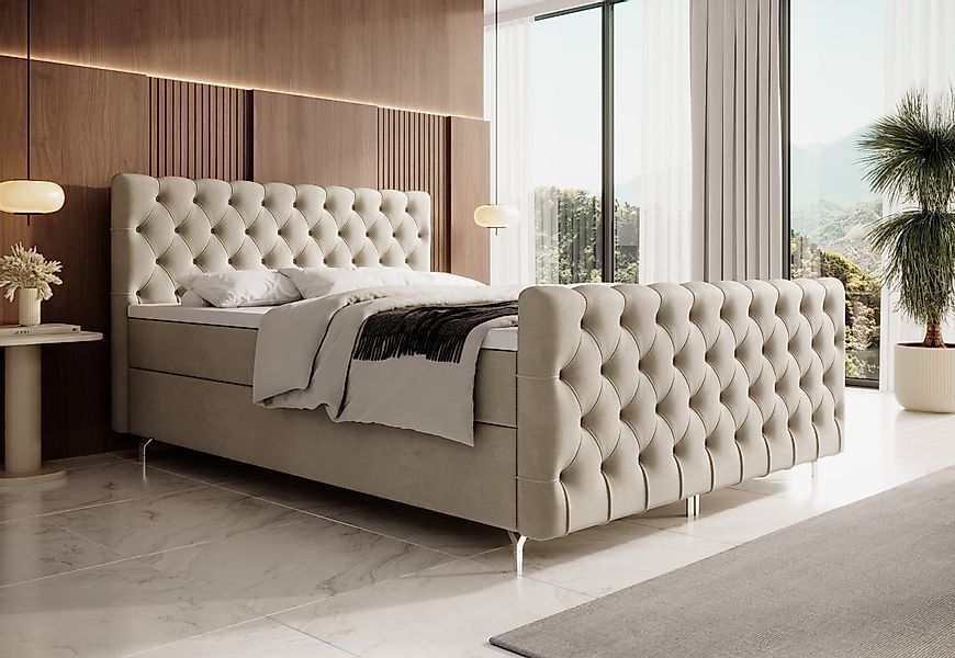 yourhouse24 Boxspringbett Chester Plus (Bonell-Matratze und günstig online kaufen